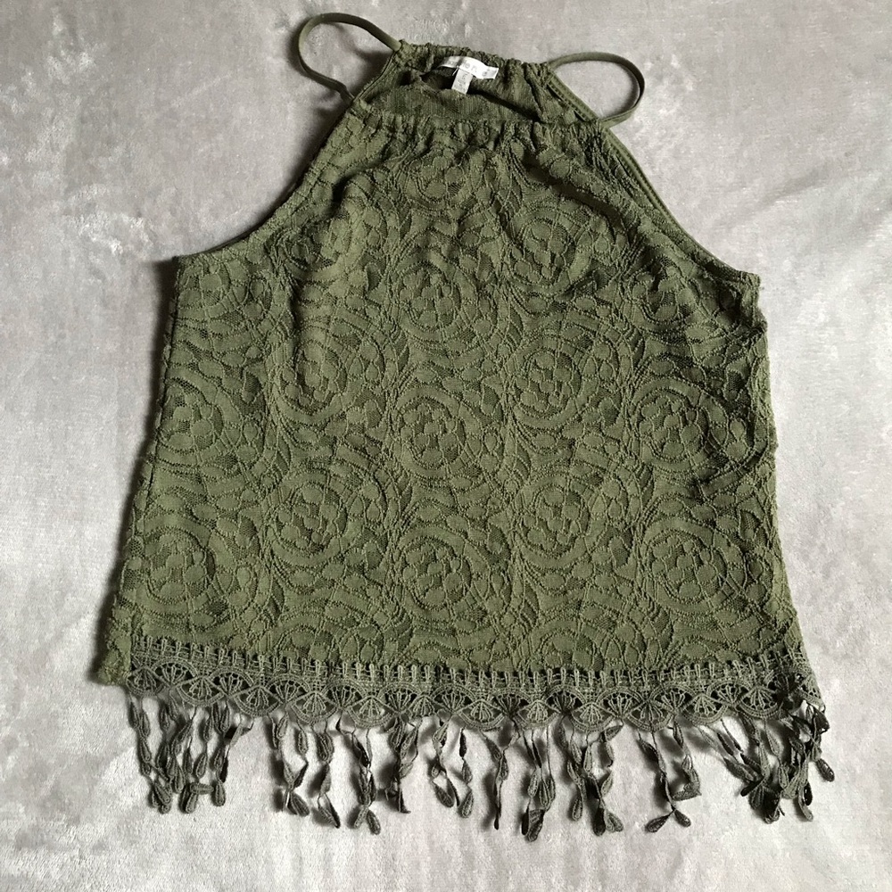 Olive Green Top